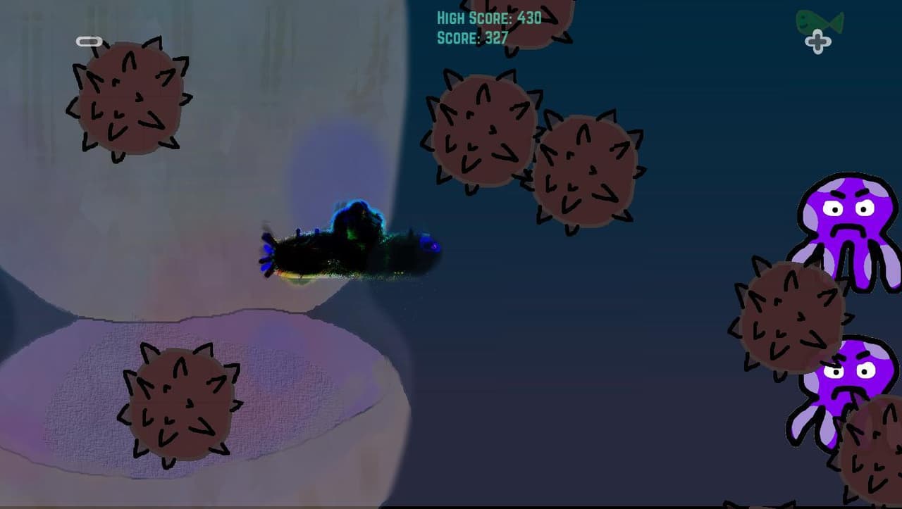 Octopus Seashore Submarine High Score screenshot 3