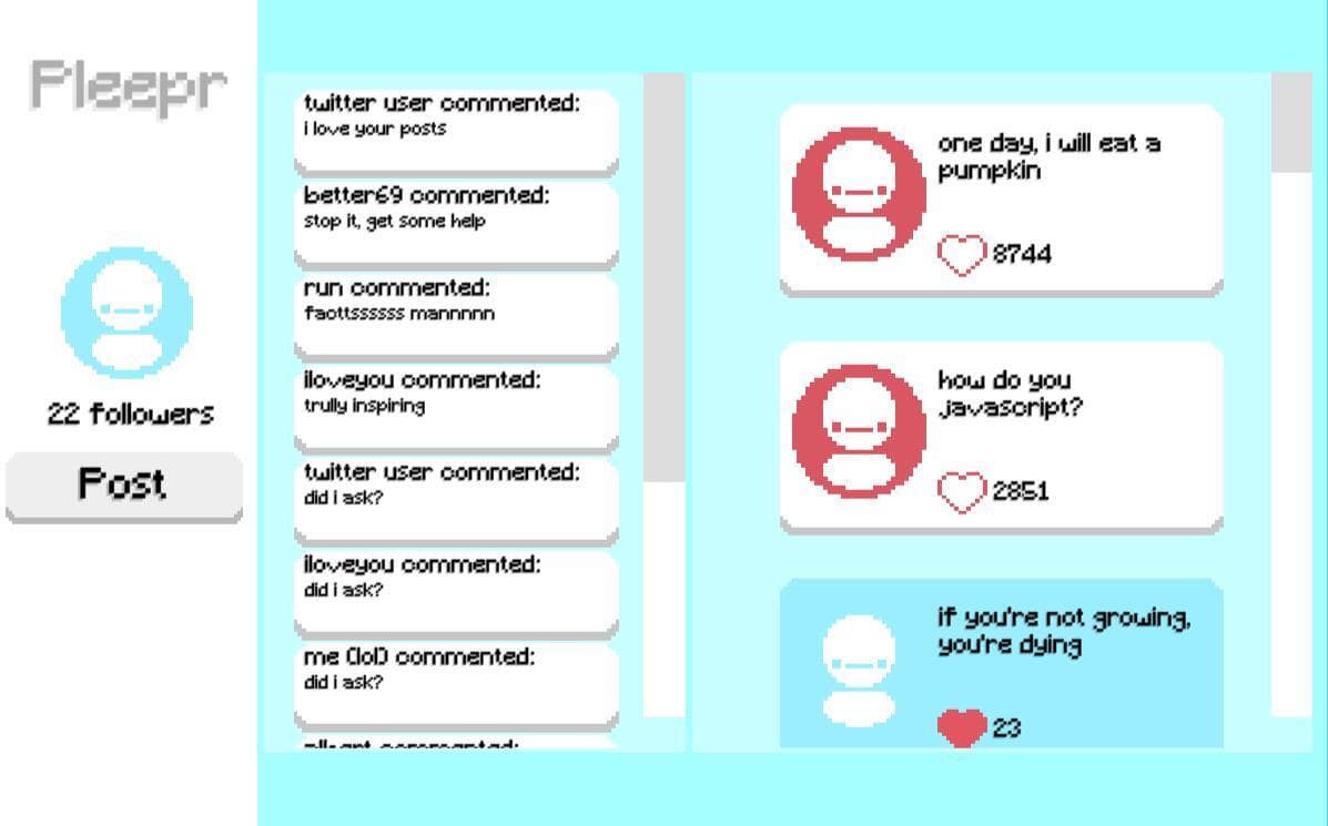 Pleepr: A Social Media Game screenshot 3