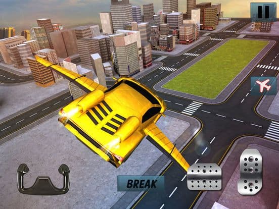 Free Sports Flying Racing Car Simulator