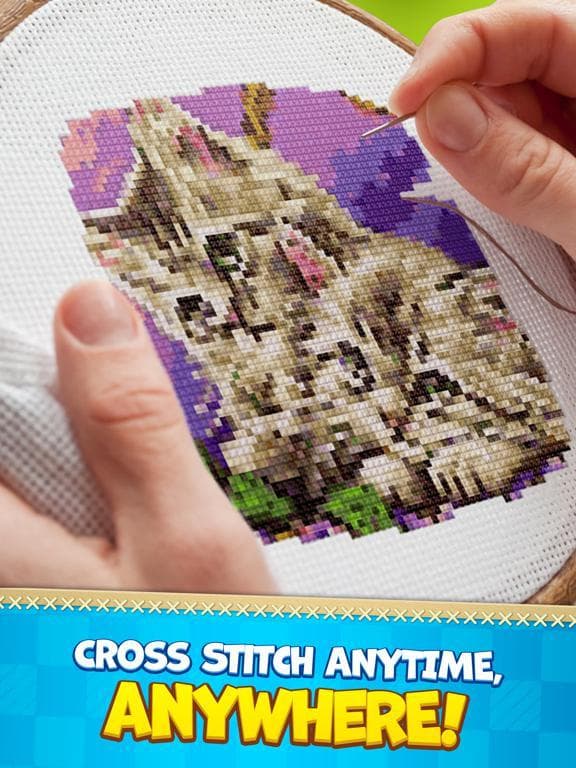 CROSS-STITCH: COLORING BOOK screenshot 5