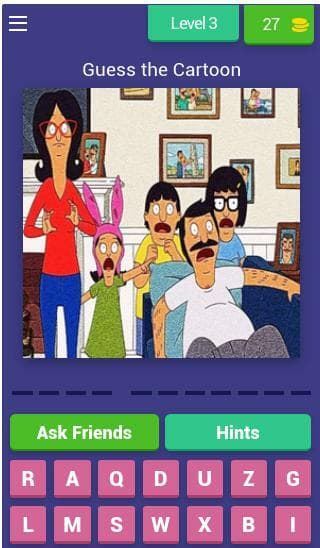 Guess The Cartoon Quiz Game screenshot 4