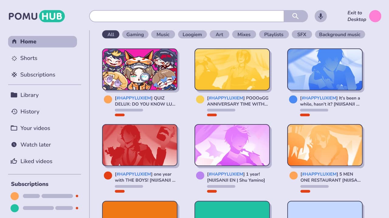 Quiz DeLux: A Luxiem Gameshow Game