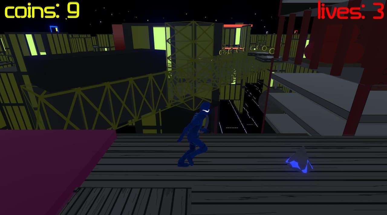 Neon Runner (Garry Pierce) screenshot 3