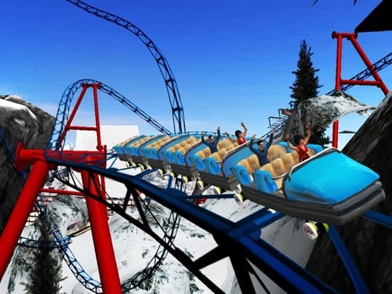VR Roller Coaster Simulator 3d screenshot 3