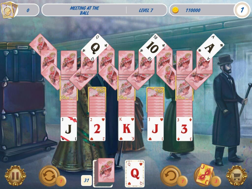 Solitaire Victorian Picnic 2 screenshot 2