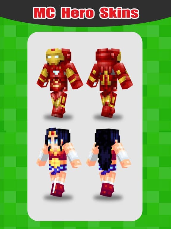 SuperHero Skins Pro - Export Skin for MineCraft Pocket Edition