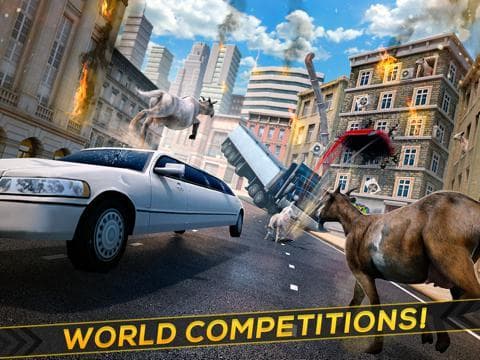Frenzy Goat . Super Cool Mountain Simulator Game For Kids Free screenshot 3
