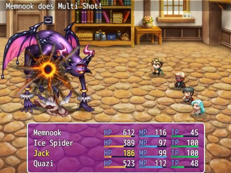 Memnook the Demon and the Fight Against Hell RPG screenshot 3