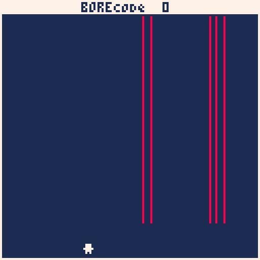 BOREcode (#TweetTweetJam, 557 characters) screenshot 2
