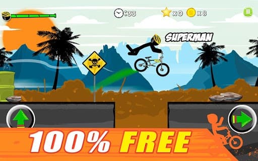 Stickman Bike: Pro Ride screenshot 2
