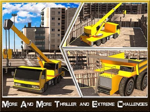 Construction Truck Simulator: Extreme Addicting 3D Driving Test for Heavy Monster Vehicle In City screenshot 4