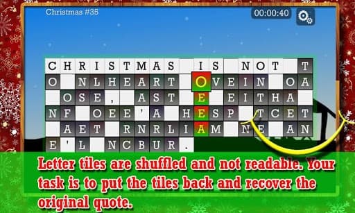 WORD PUZZLE for the HOLIDAY screenshot 2
