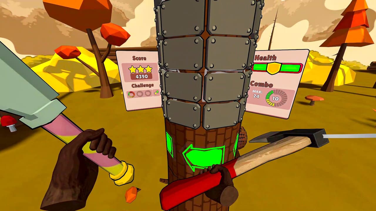Timberman VR - grab an axe, chop trees, beat records!