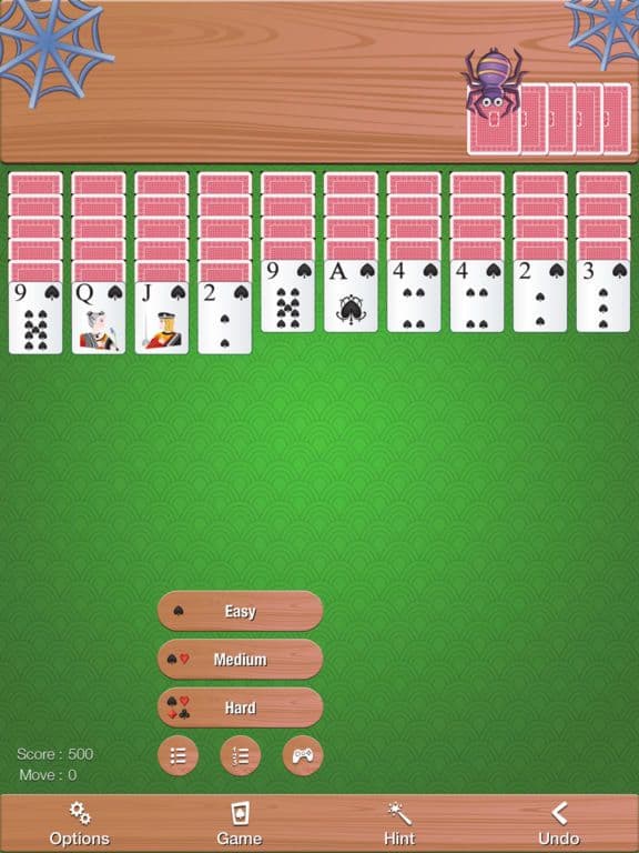 Relaxed Spider Solitaire screenshot 2