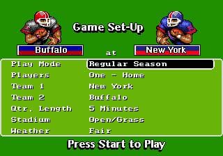 John Madden Football 92 screenshot 4