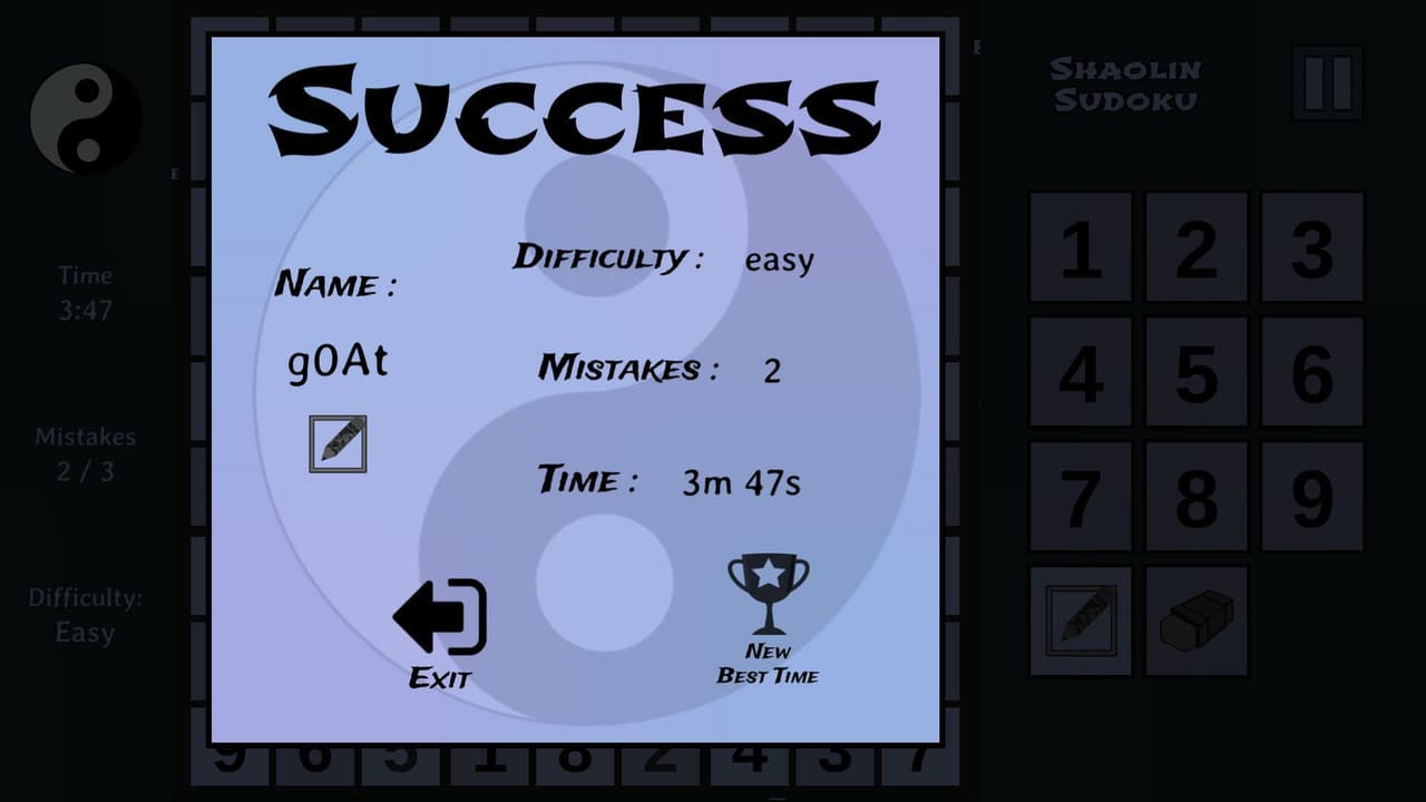 Shaolin Sudoku screenshot 5