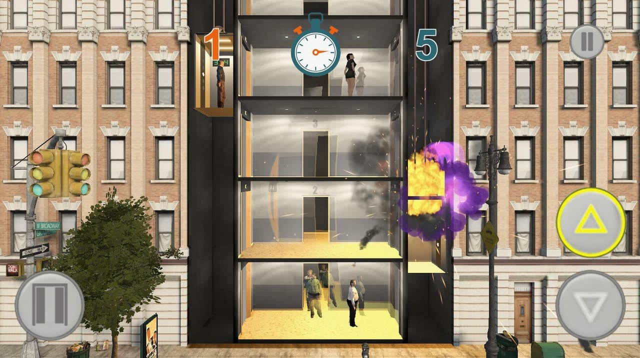 Crazy Lifter 3d: City Battle of Elevators. screenshot 3
