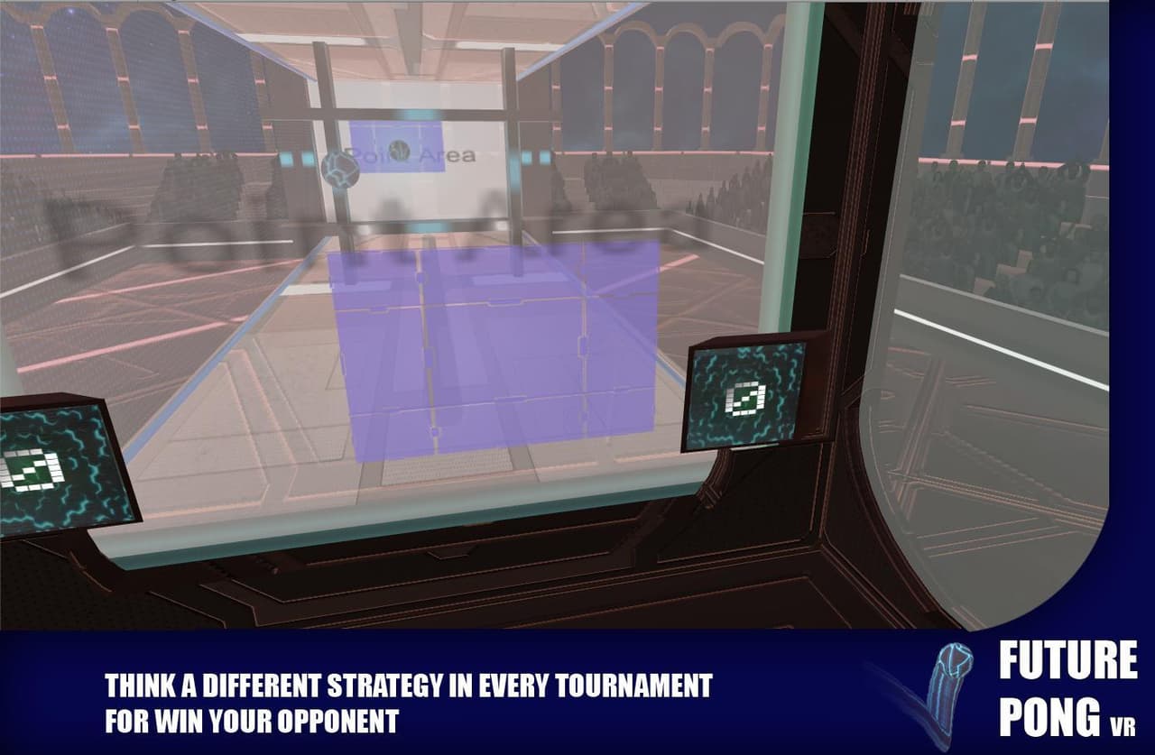 Future Pong VR - Cardboard Android screenshot 3