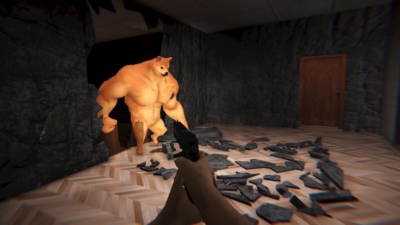 Backrooms Buff Doge Horror screenshot 5
