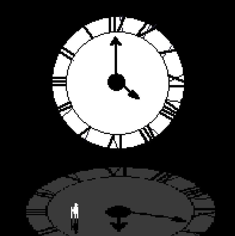 The man who watches the time pass