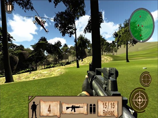 Commando Jungle Adventure: Enemy Shooting
