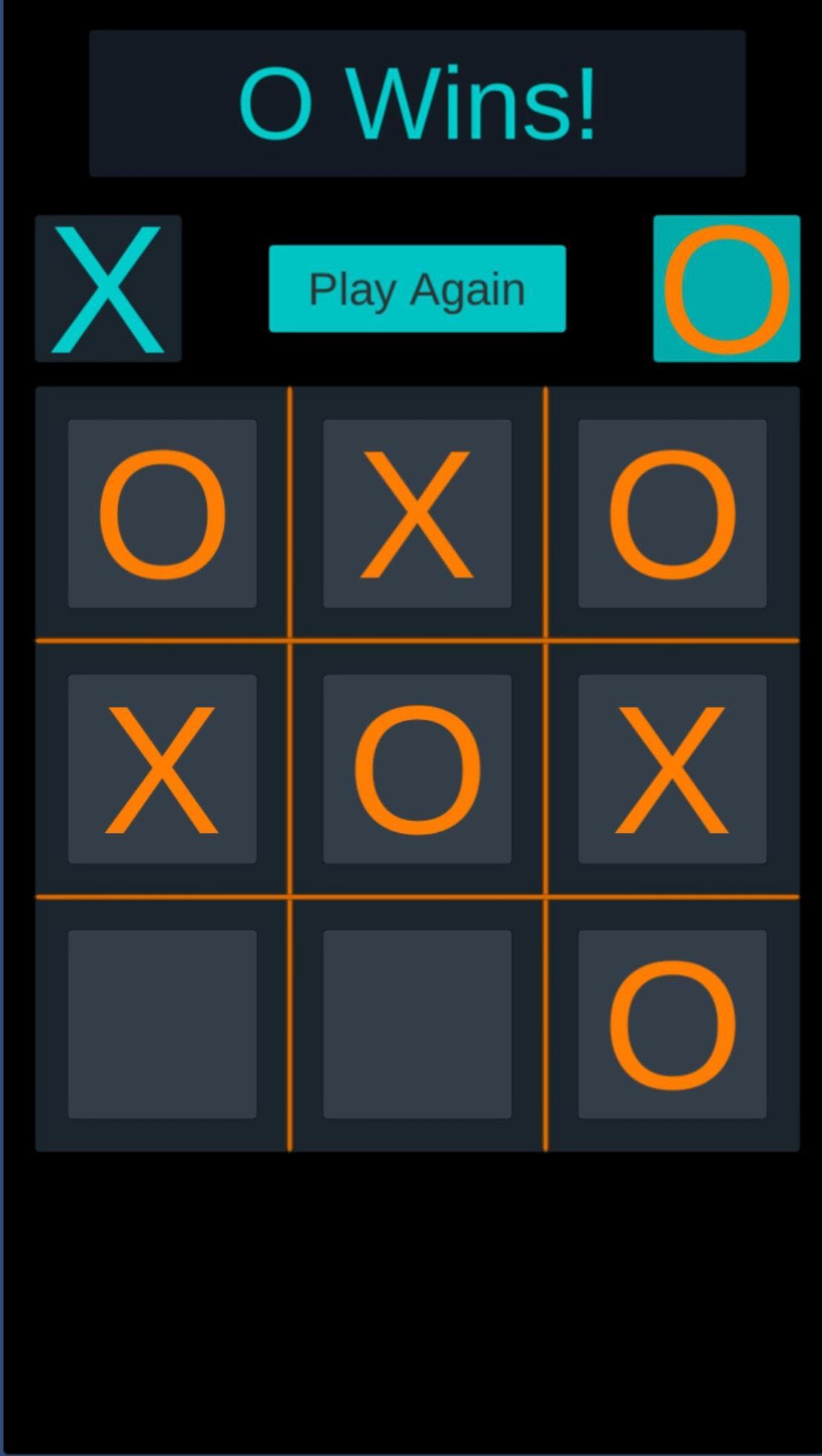 TicTacToeMobile screenshot 2