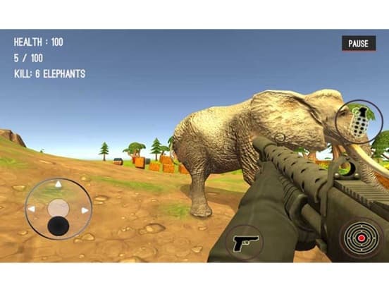 Wild Zoo Animals Hunting City screenshot 2
