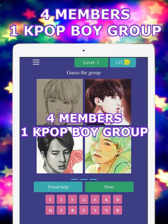 4 Members 1 KPop Boy Group screenshot 2
