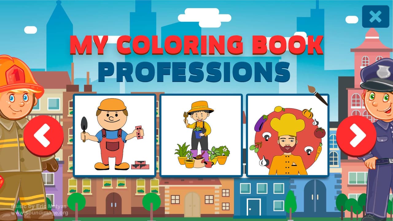 My Coloring Book: Professions screenshot 2