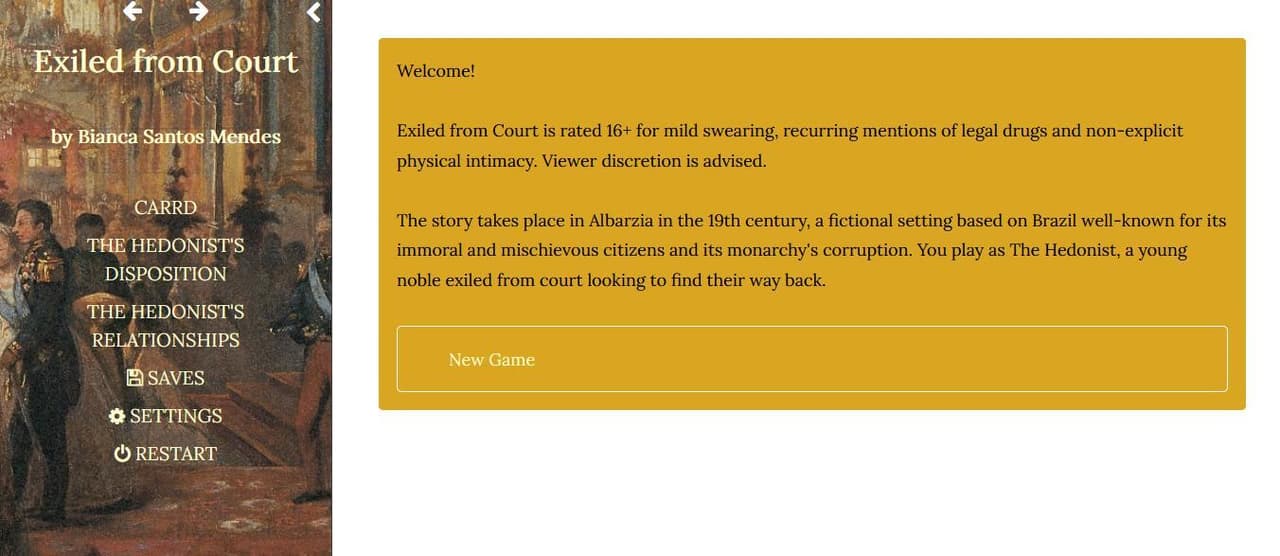 Exiled from Court (Beeanca Writing)