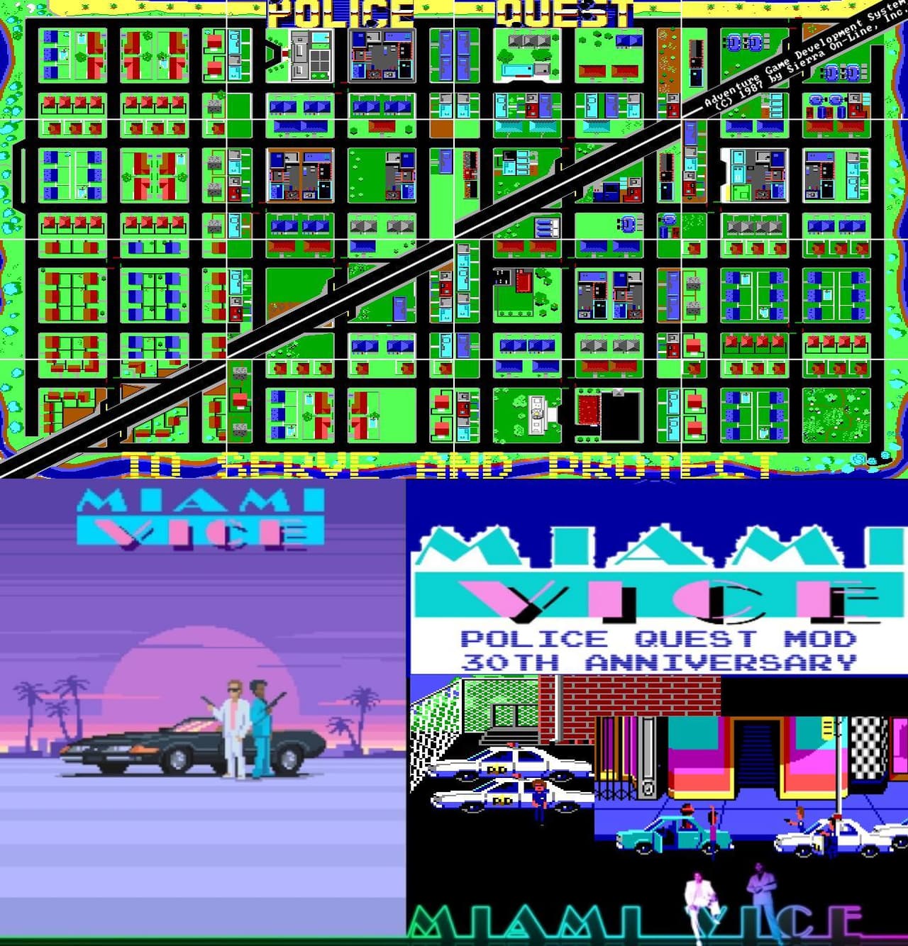 Police quest 1 - 30th anniversary Miami vice tweak screenshot 3