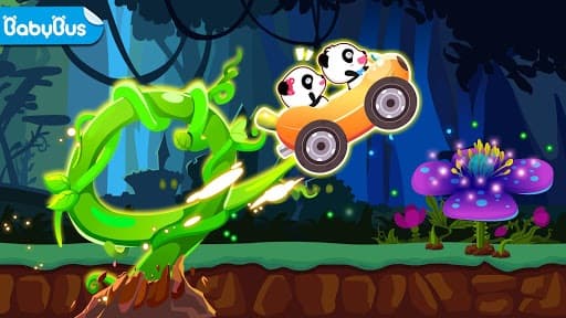 Baby Panda Car Racing screenshot 2