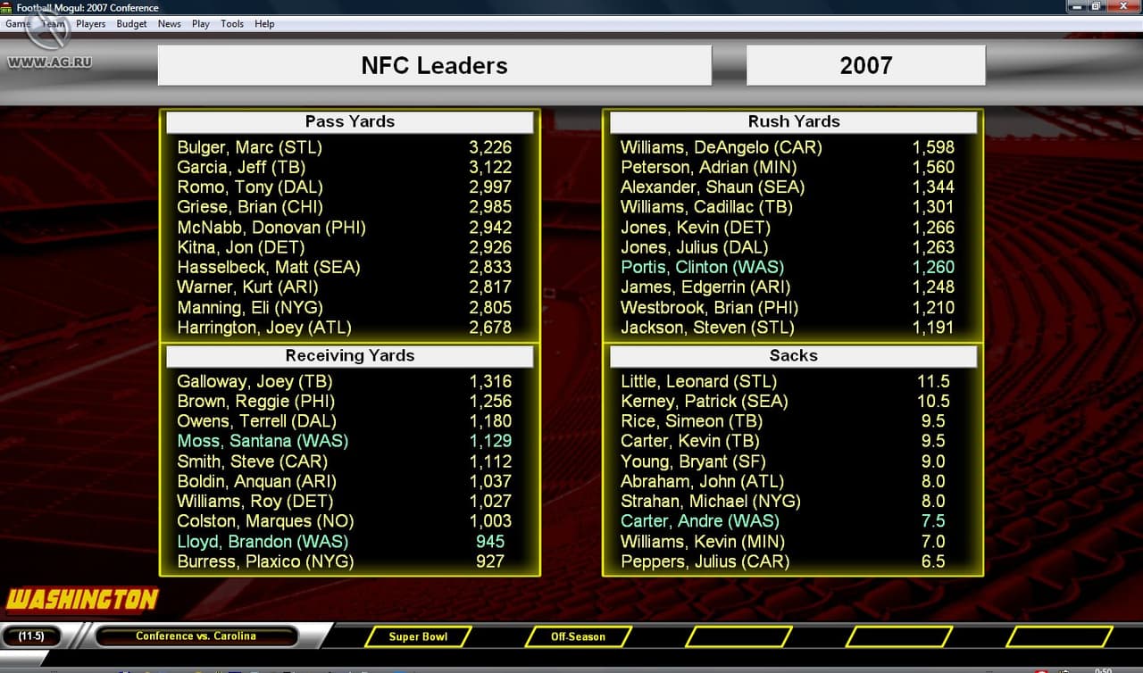 Football Mogul 2008 screenshot 4