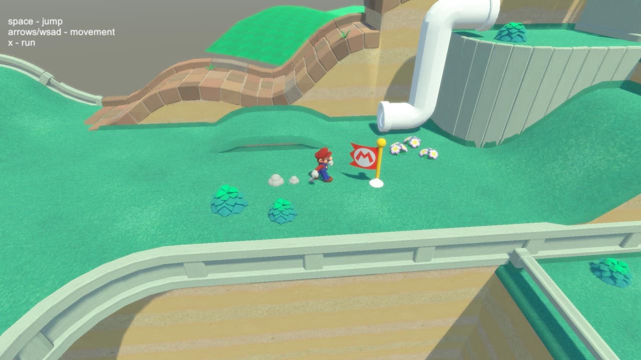 mario 3d prodotype screenshot 2