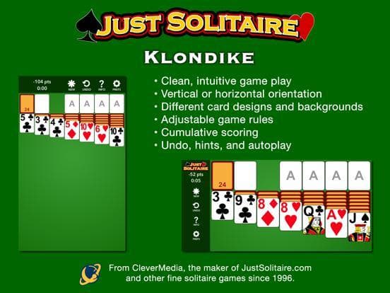 Just Solitaire: Klondike screenshot 2