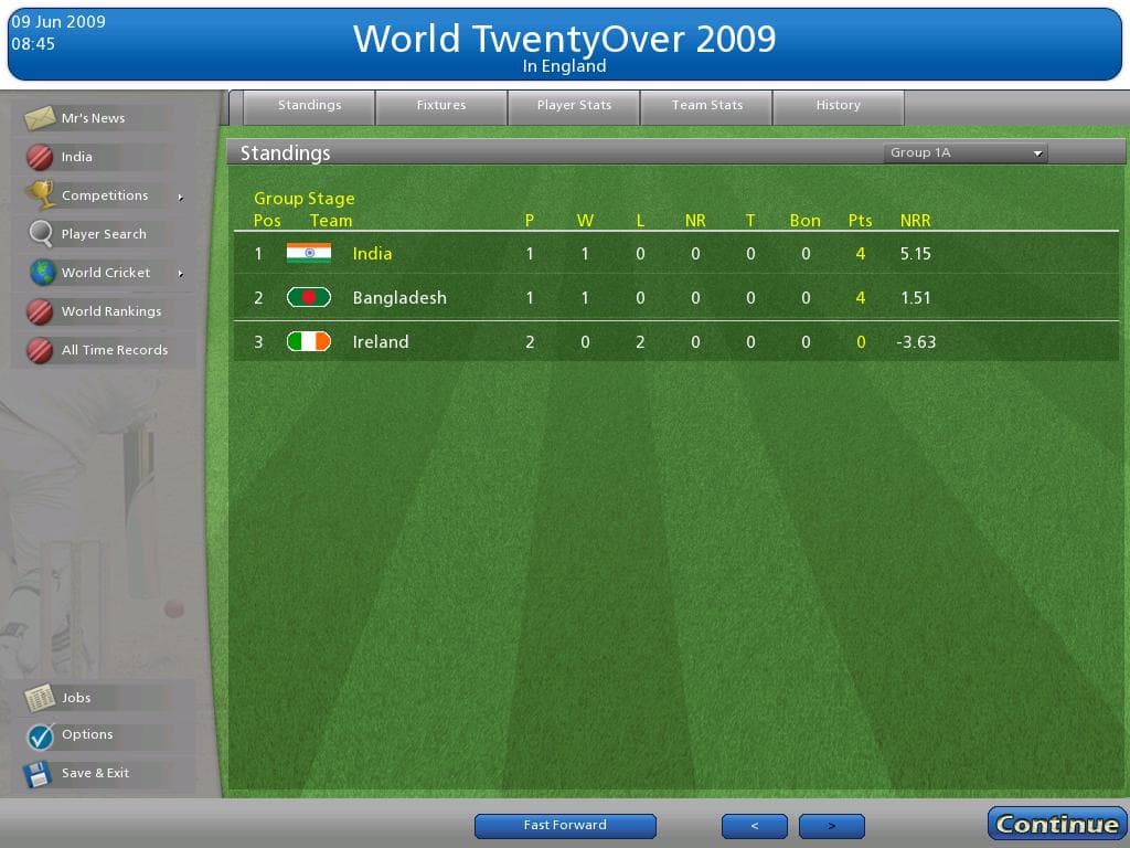 Cricket Coach 2009 screenshot 5