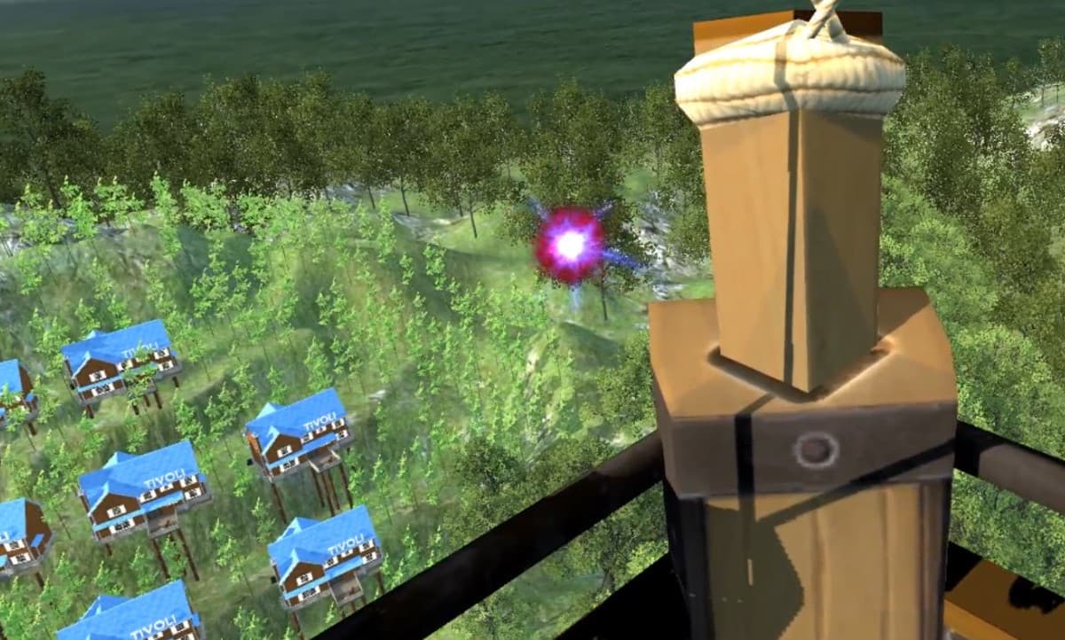 Sitting around the world on a hot air balloon