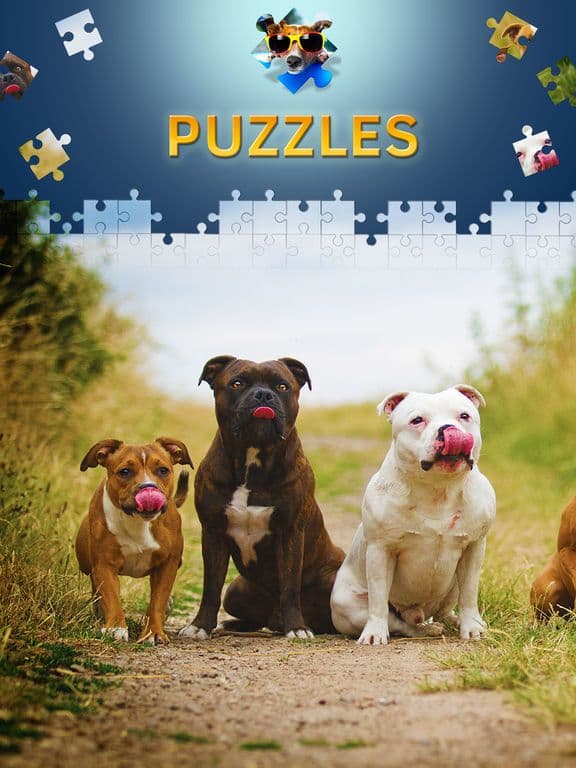 Dogs Jigsaw Puzzle Game free