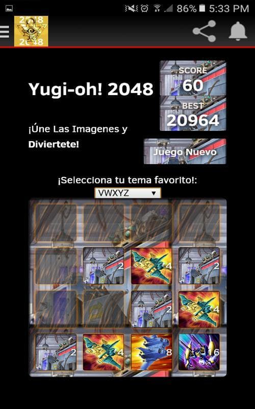YuGiOh2048 screenshot 3