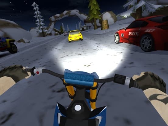 Dirt Bike Racing Rally Traffic screenshot 5