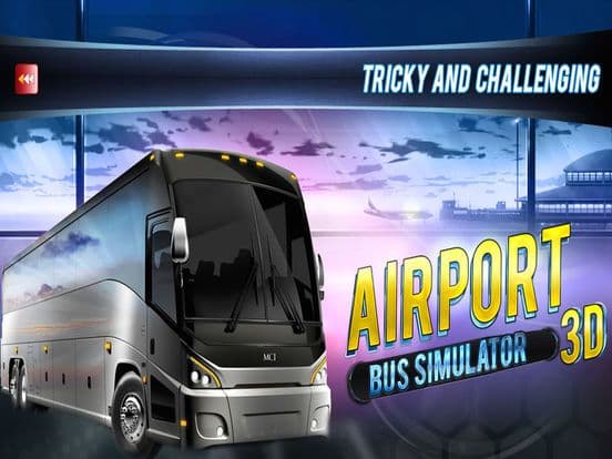 Airport Bus Simulator 3D. Real Bus Driving & Parking For kids screenshot 4
