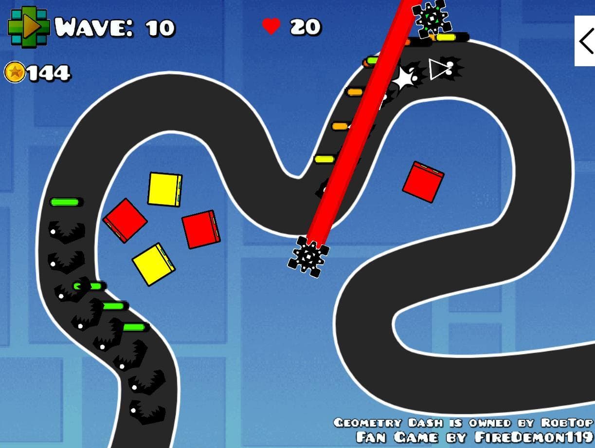 Geometry Dash Tower Defense