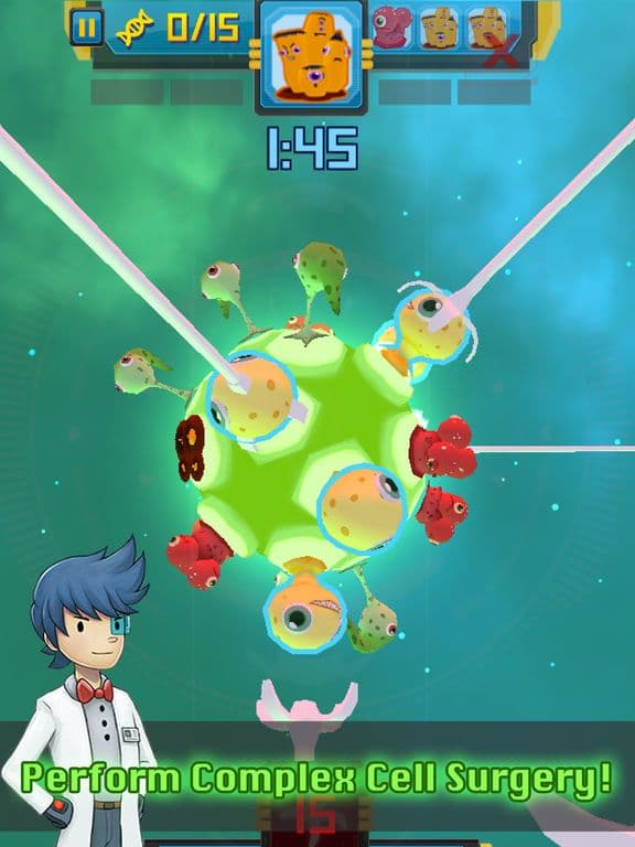 Cell Surgeon - A Unique 3D Match 4 Strategy Game! screenshot 3