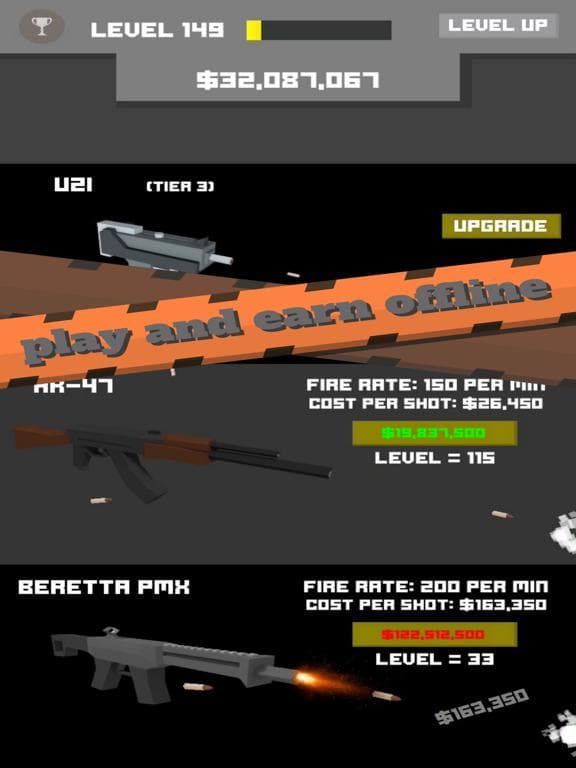 Idle Tap: Guns Tycoon Factory