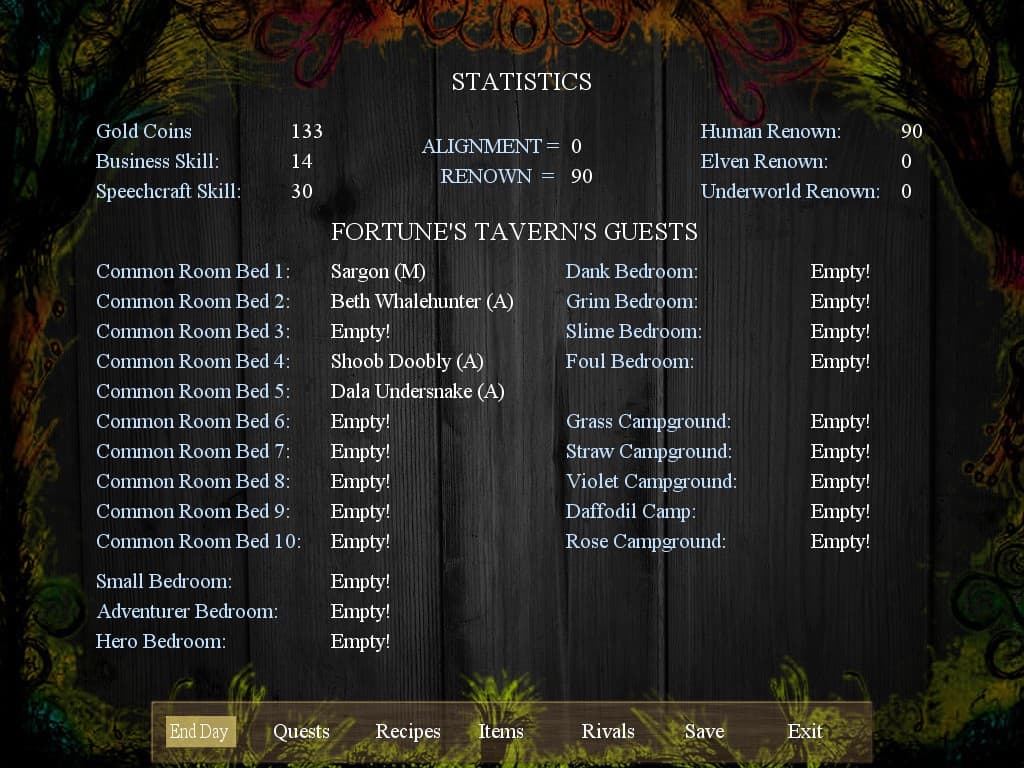 Fortunes Tavern (itch) screenshot 4