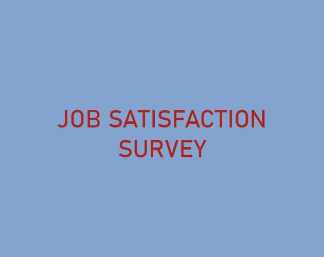 Job Satisfaction Survey