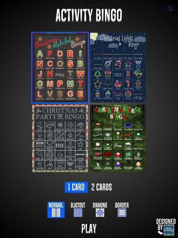 Activity Bingo Christmas screenshot 2