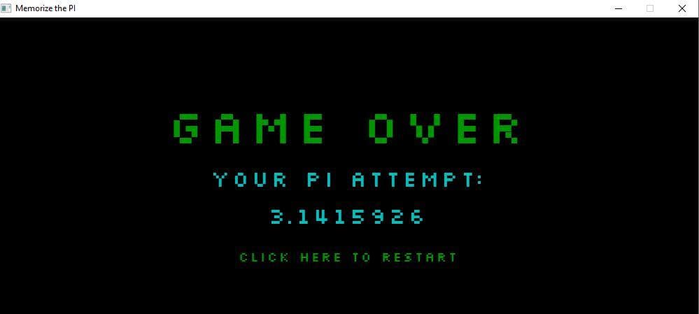 Memorize the PI