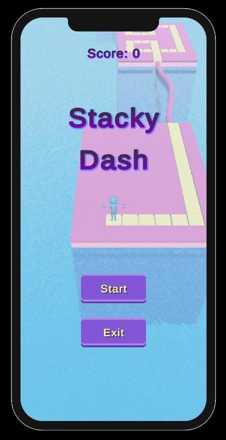 Stacky Dash Clone screenshot 2
