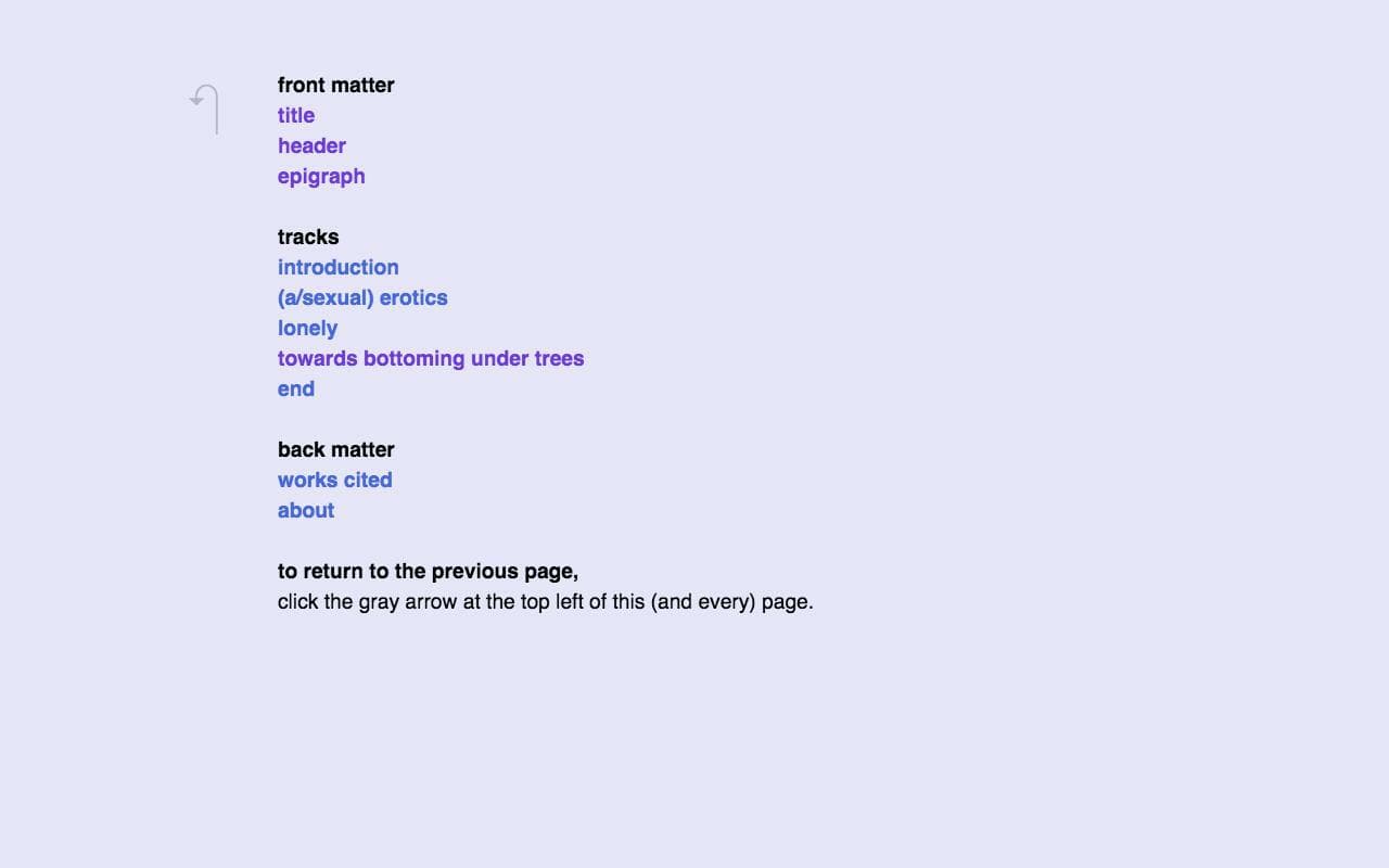 d. h. lawrences (a/sexual) erotics: a twine essay screenshot 5